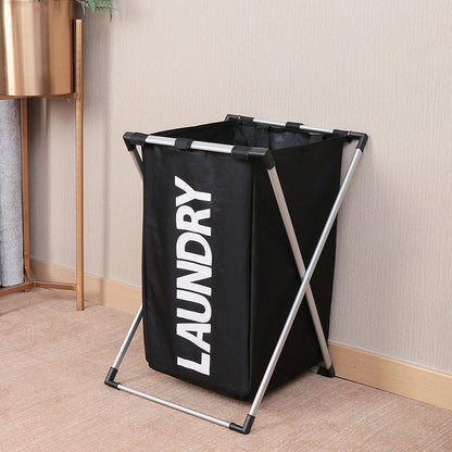 Foldable X-Frame Laundry Hamper, Large Waterproof Oxford Basket
