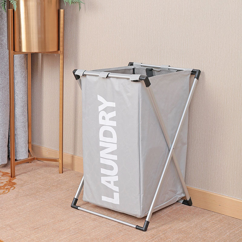 Foldable X-Frame Laundry Hamper, Large Waterproof Oxford Basket
