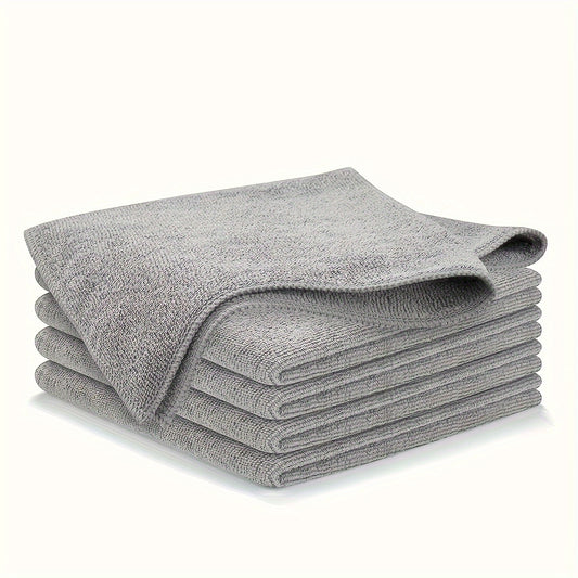 Thick Microfiber Cleaning Cloths Lint-Free Reusable Towel Set