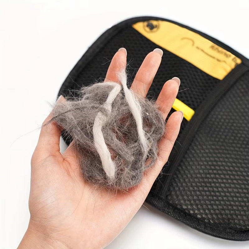 Reusable Pet Hair Remover Glove Static Lint Mitt for Dogs and Cats