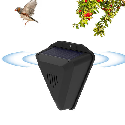 Solar Animal Repeller Outdoor Sonic Bird Deterrent Yard Garden