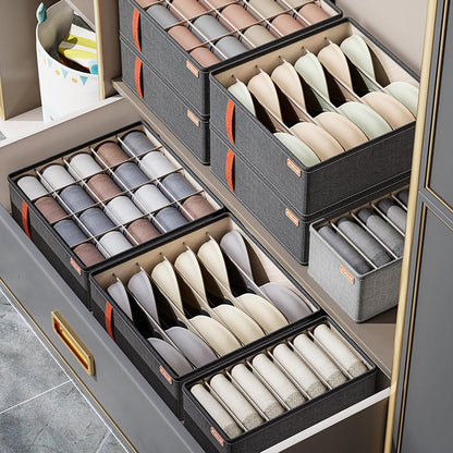 Closet Drawer Organizer Bins for Jeans, Clothes & Underwear