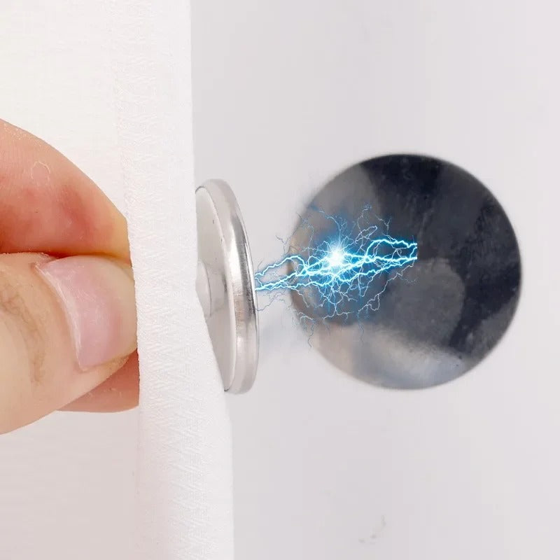 Metal Magnetic Curtain Buckle Wall-Mounted Drape Holdback