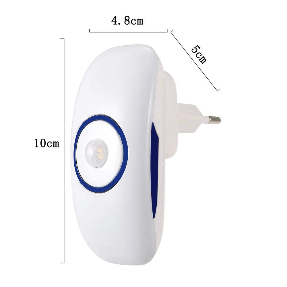 Plug-In Motion Sensor Night Light - Auto LED for Hallways
