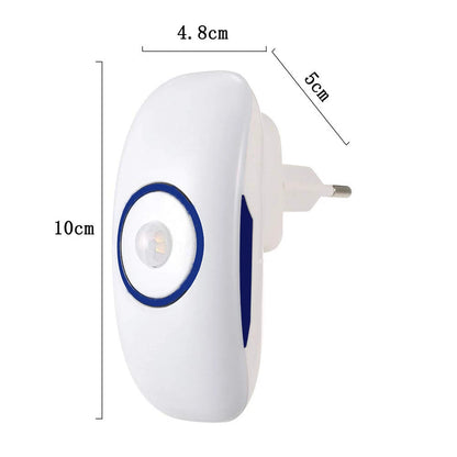 Plug-In Motion Sensor Night Light - Auto LED for Hallways
