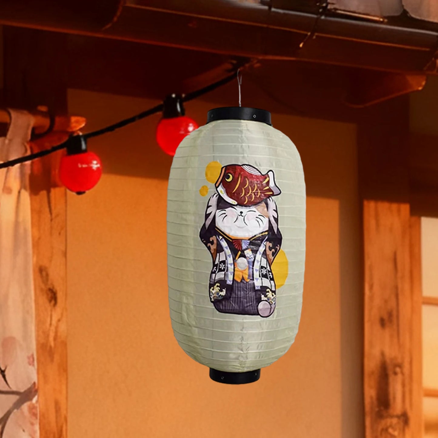 Traditional Printed Paper Lantern — Decorative Hanging Lantern for Indoor & Outdoor Decor