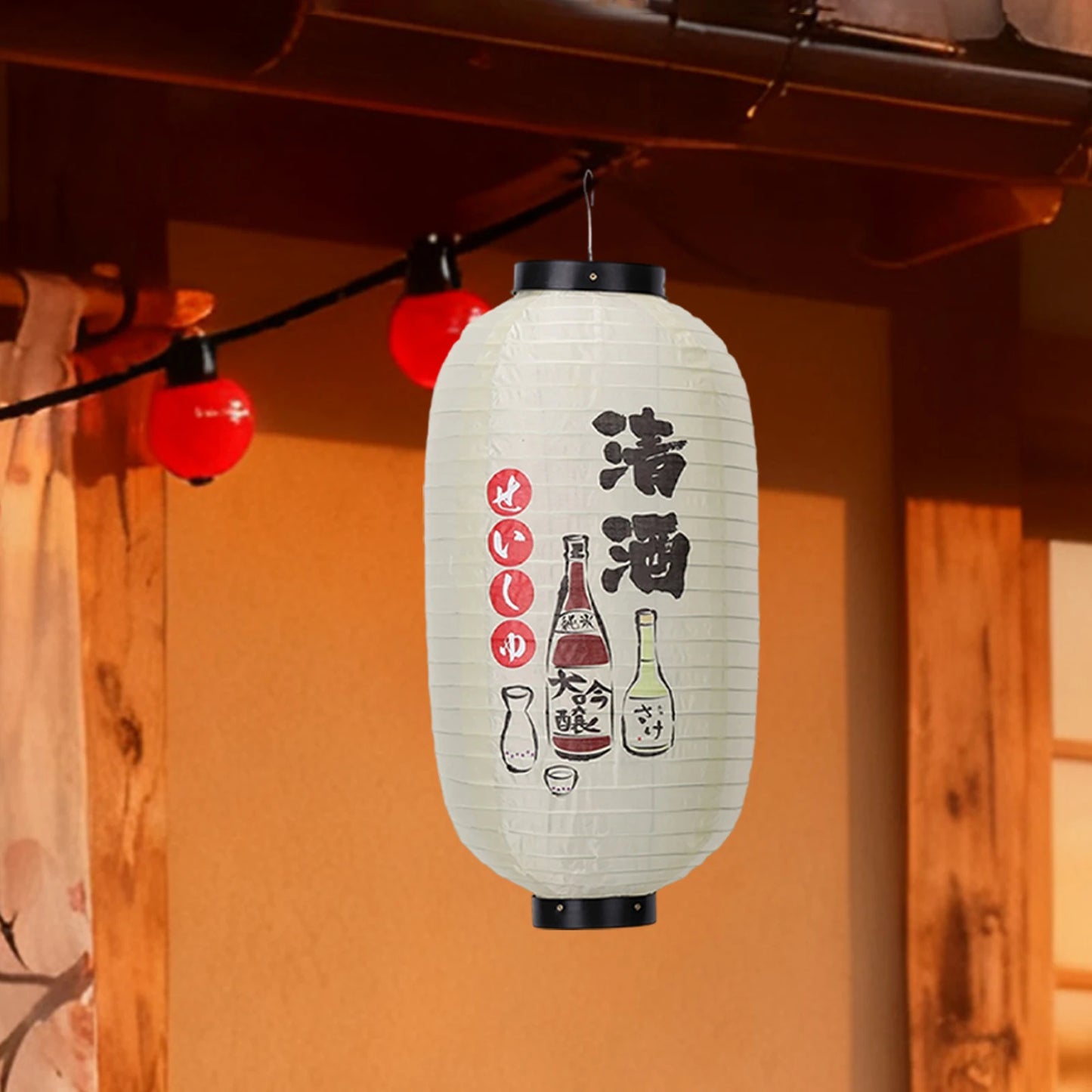 Traditional Printed Paper Lantern — Decorative Hanging Lantern for Indoor & Outdoor Decor