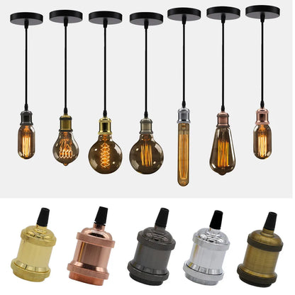 Vintage Industrial Pendant Light — Aluminum Loft Hanging Lamp for Kitchen Island & Dining