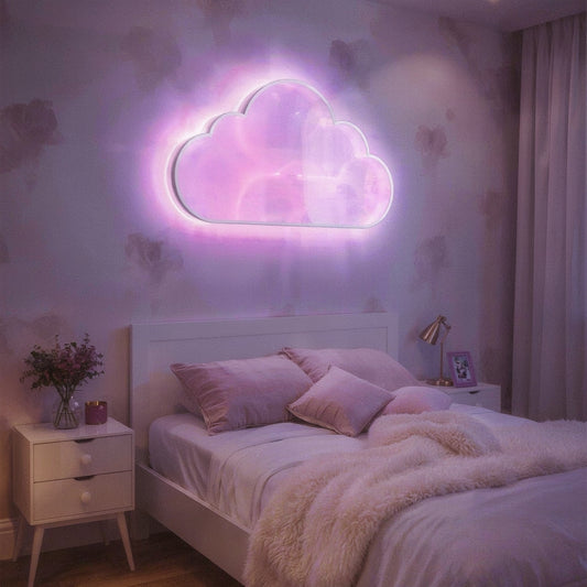 RGB Cloud Ceiling Light LED Modern Cute Lightning Wall  - Syvah