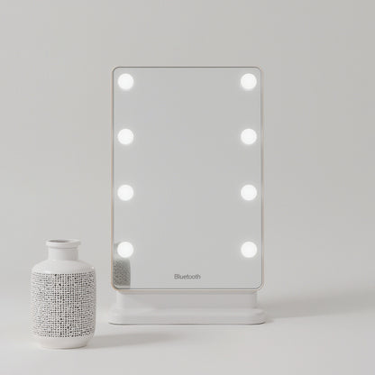 LED Vanity Mirror with Lights Bluetooth Speaker Touch D - Syvah