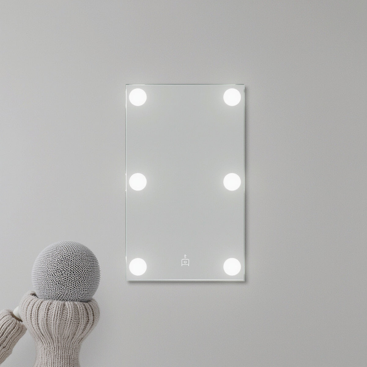 LED Vanity Mirror with Lights Bluetooth Speaker Touch D - Syvah