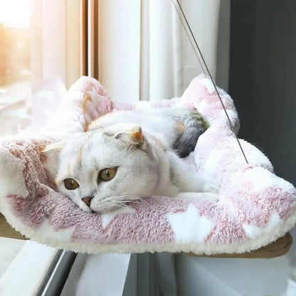 Cat Window Hammock Suction-Mounted Sunny Window Perch Bed