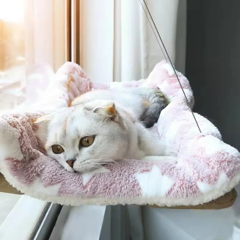Cat Window Hammock Bed with Suction Cups Space Saving