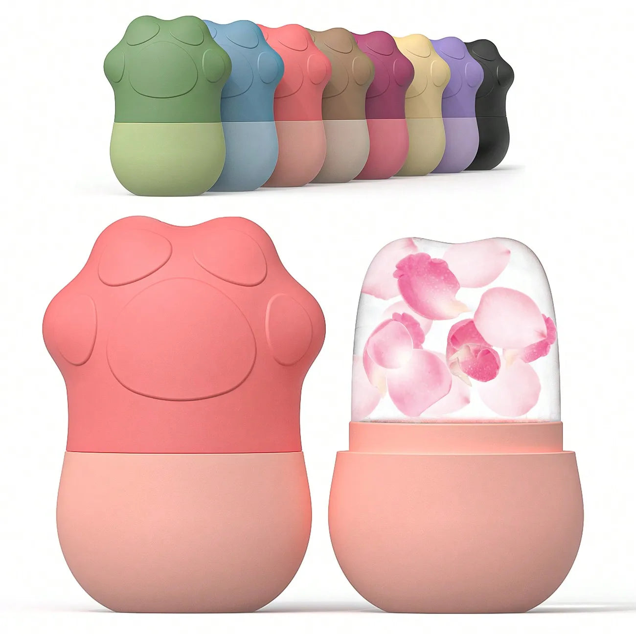 Silicone Ice Face Roller for Face, Eye & Neck — Reusable Cooling Beauty Roller for Women