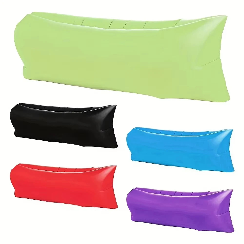 Inflatable lounger air sofa for beach and park
