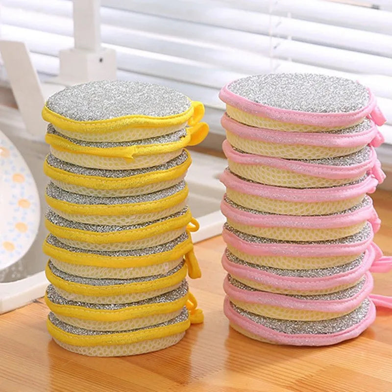 Double-Sided Dish Sponges Scrubber Set for Pots & Pans