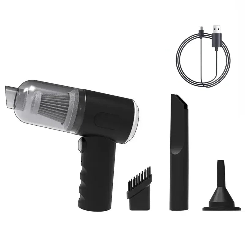Cordless Handheld Car Vacuum, Portable USB Rechargeable Cleaner
