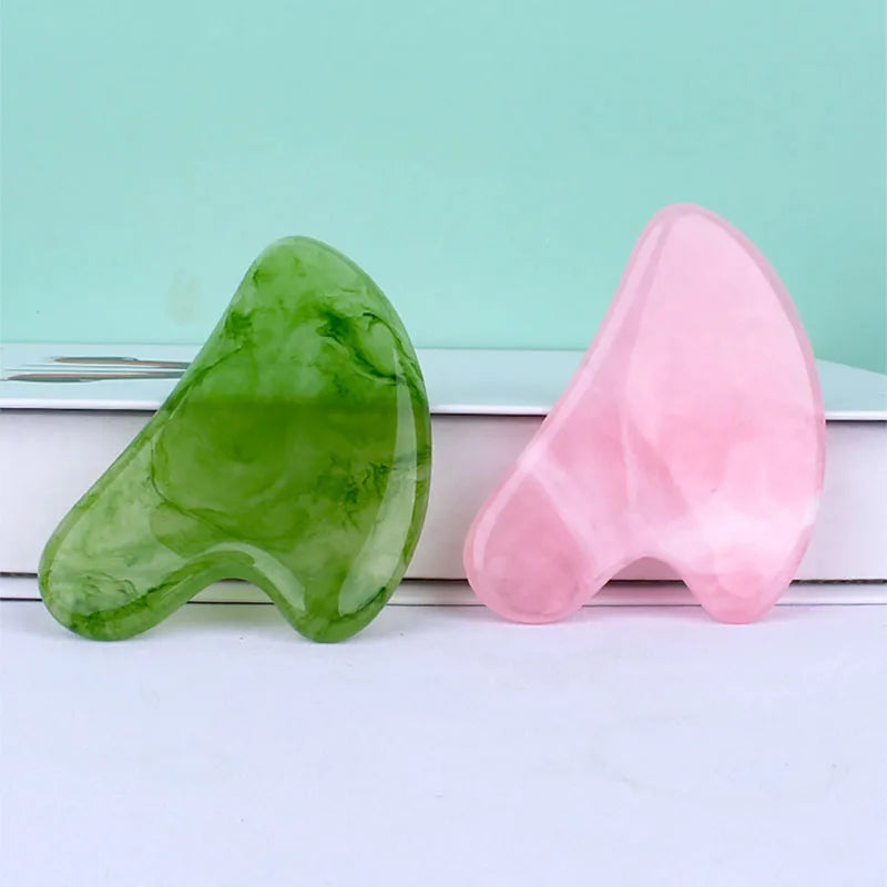 Rose Quartz Gua Sha Facial Tool for Skincare Massage