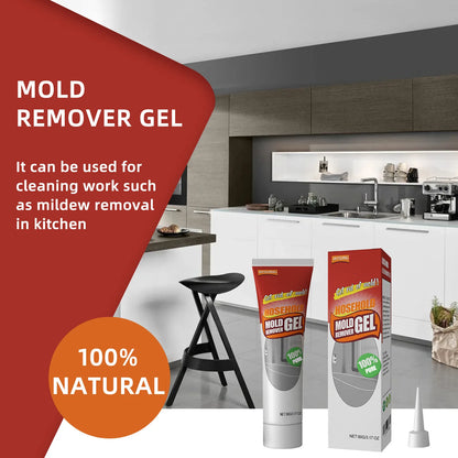 Mold and mildew remover gel for caulk grout silicone before and after