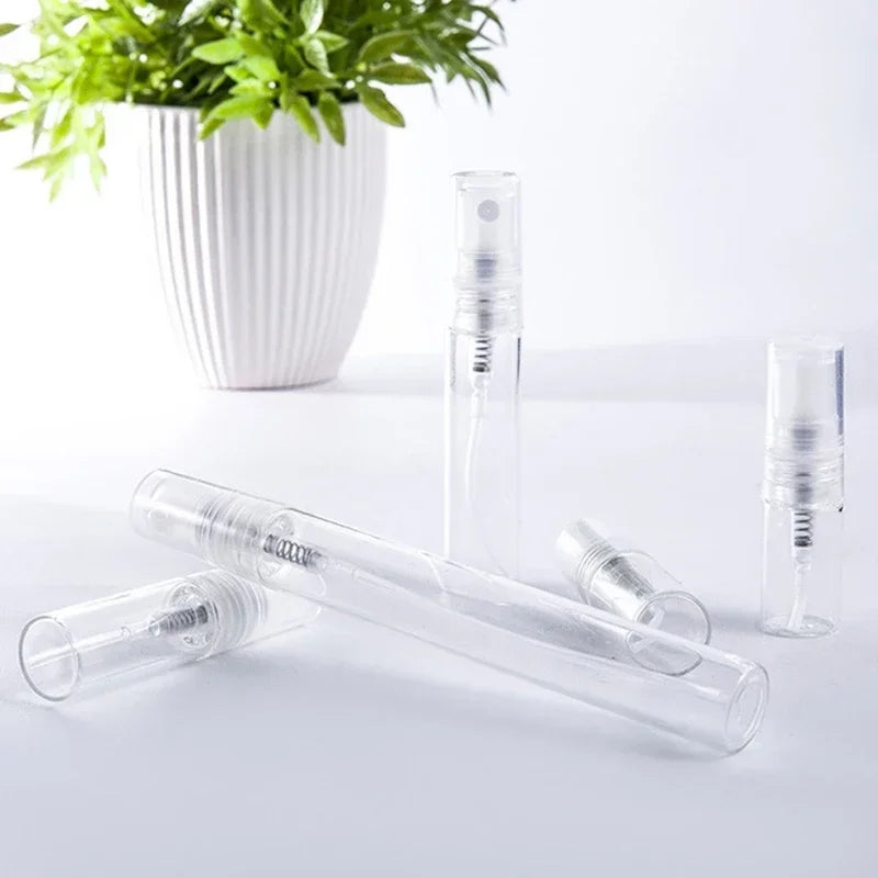 Refillable Mini Travel Perfume Bottles — 8-Piece Empty Atomizer Set for Purse & Carry-On