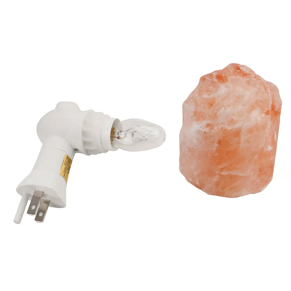 Natural Himalayan Salt Lamp Night Light, Warm Crystal Rock Glow