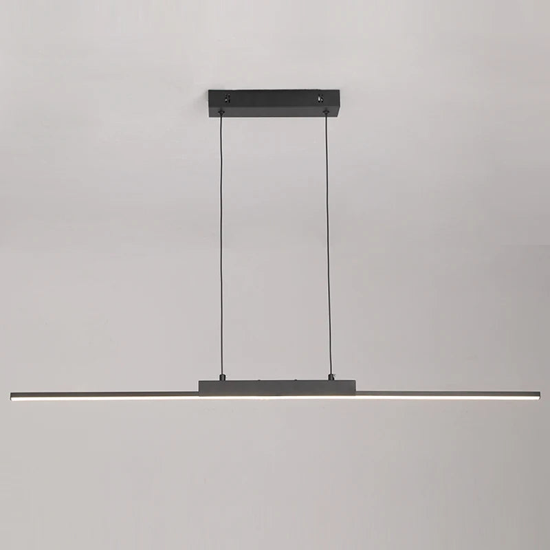 Modern Linear LED Pendant Light for Kitchen and Dining Room