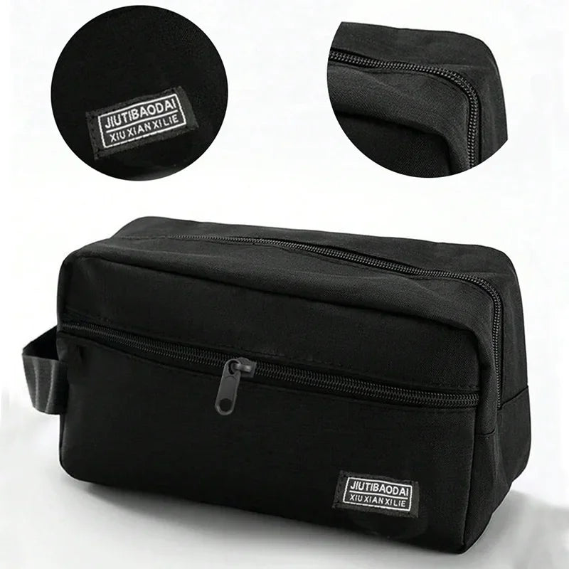 Large-Capacity Travel Toiletry Bag — Multi-Pocket Makeup & Storage Organizer Pouch