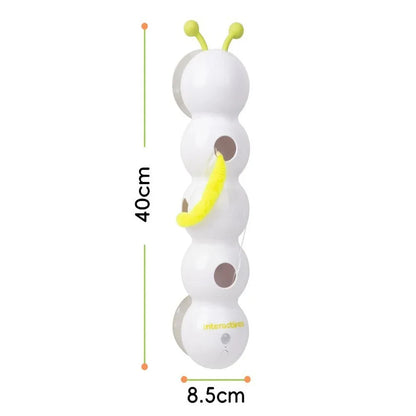 Smart caterpillar cat toy — motion-activated kitten teaser