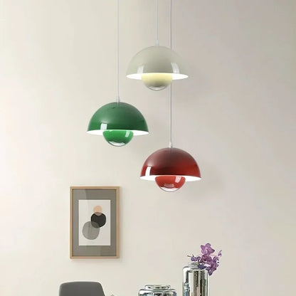 Modern Bud Dome Pendant Light for Bedroom Study and Dining