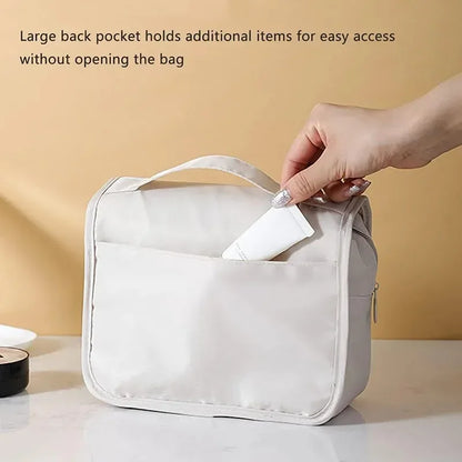Water-Resistant Travel Makeup Bag — Toiletry Organizer Pouch for Women