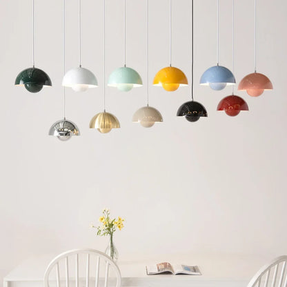Modern Bud Dome Pendant Light for Bedroom Study and Dining