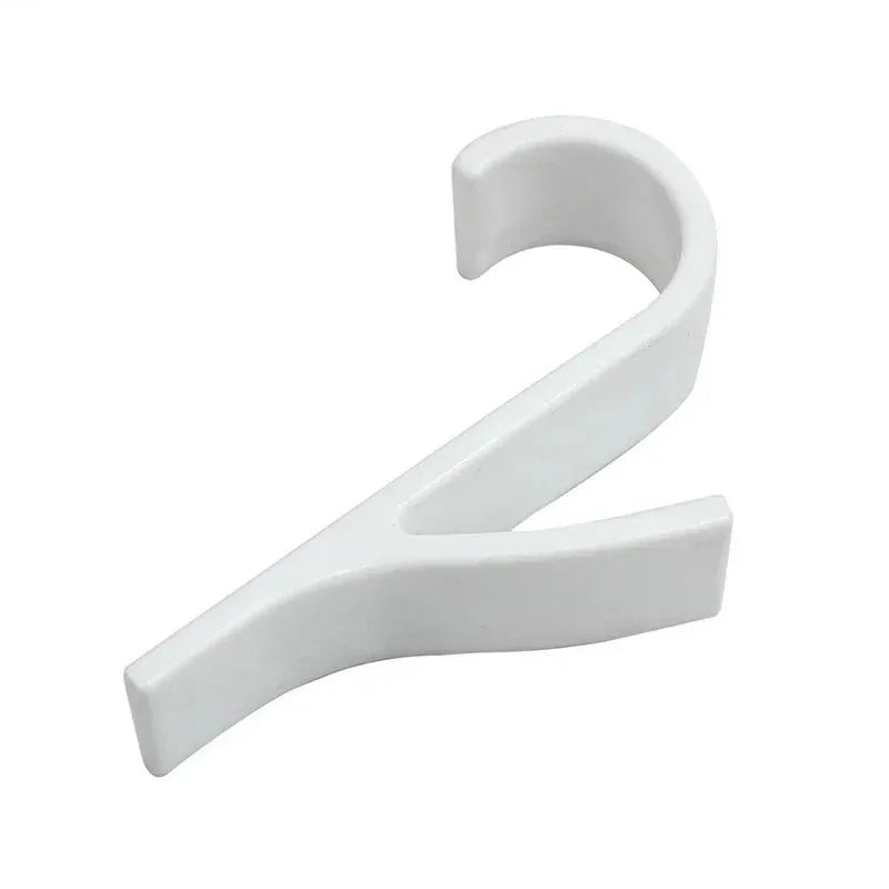 Radiator Towel Hanger Clips, White Heated Rail Hooks Set