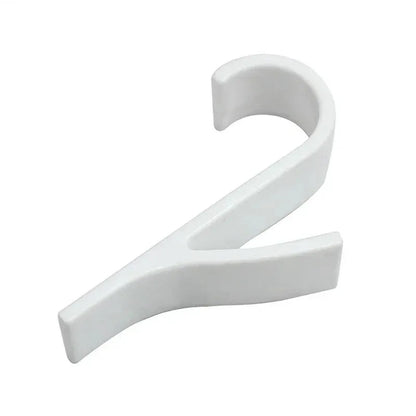 Radiator Towel Hanger Clips, White Heated Rail Hooks Set