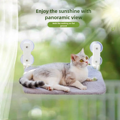 Cat Window Perch Hammock With Suction Cups, Folding Cat Bed