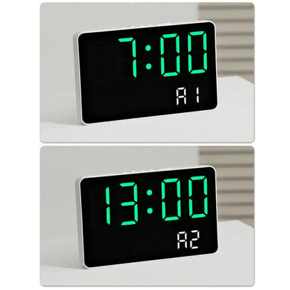 Digital Wall Clock With Temperature and Humidity Display