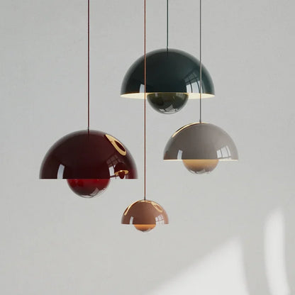 Modern Bud Dome Pendant Light for Bedroom Study and Dining