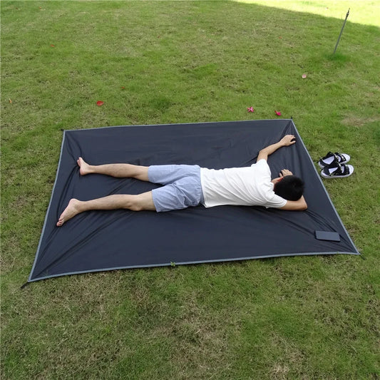 Ultralight Waterproof Camping Mat with Pegs — Outdoor Picnic Blanket & Tent Mattress