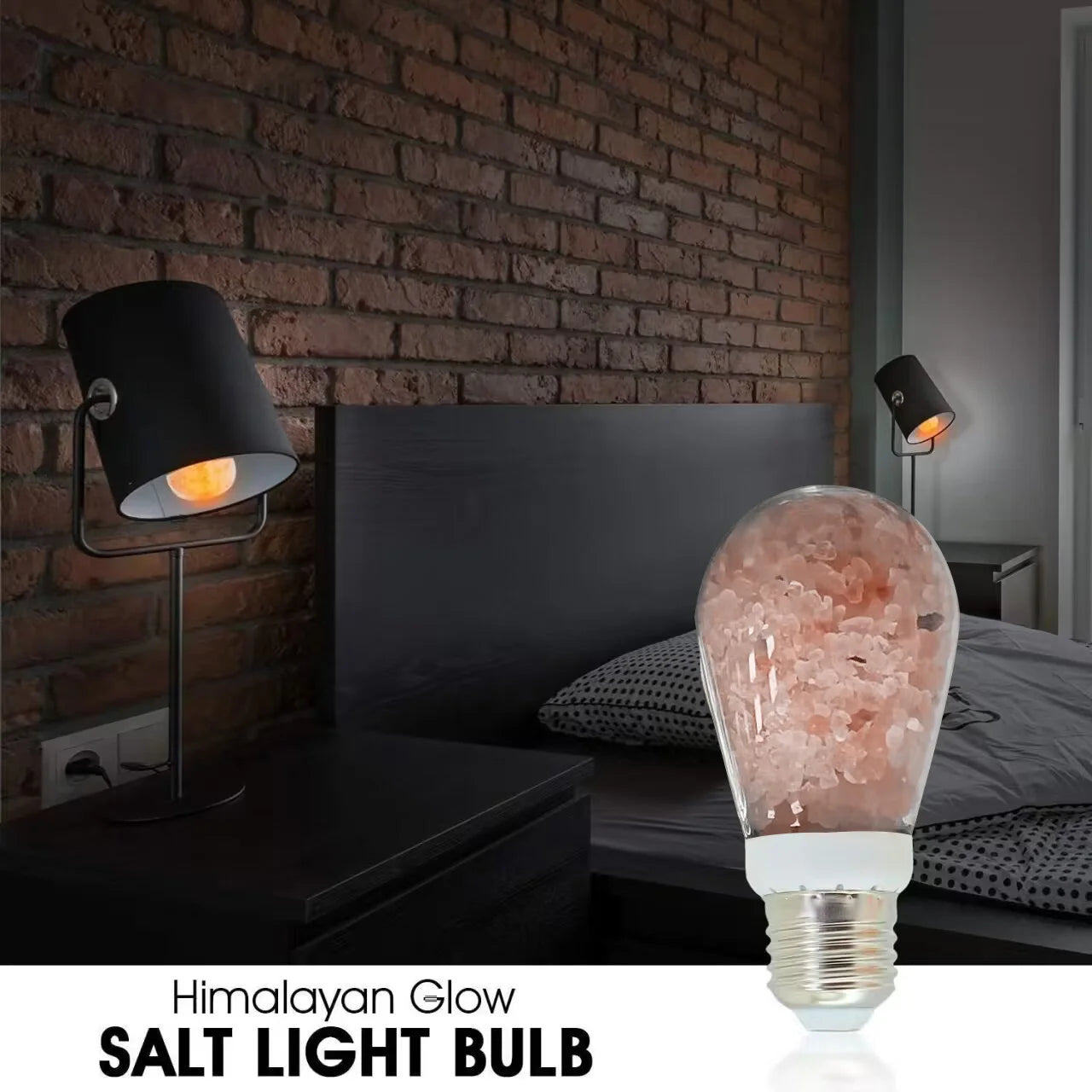 Himalayan Salt LED Bulb Warm Glow 60W Equivalent