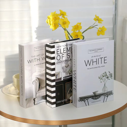 Decorative Book Storage Box Hidden Organizer for Living Room