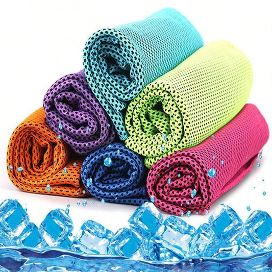 Instant Relief Cooling Towel — Microfiber Chilling Neck Wrap for Hot Summer Days