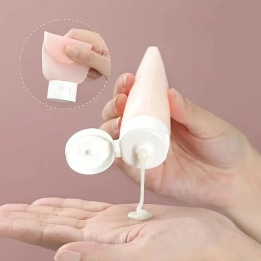 Refillable Travel Bottles Set — 4× 60ml Squeeze Tubes for Lotion & Toiletries