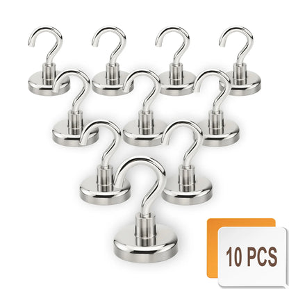 Heavy-Duty Neodymium Magnetic Hooks for Wall and Ceiling