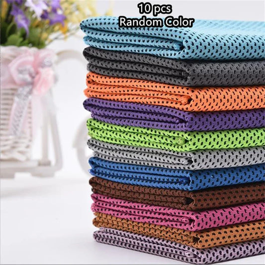 Instant Cooling Towel — Microfiber Neck Wrap for Summer Heat, Sports & Outdoors