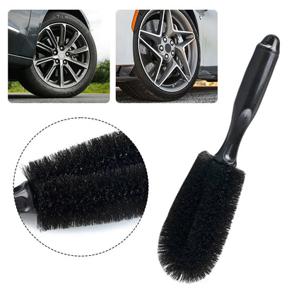 Car Wheel and Tire Detailing Brush Set Rim Cleaning Scrubber