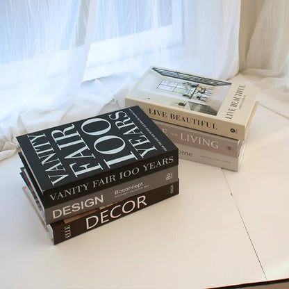 Decorative Book Storage Box Hidden Organizer for Living Room