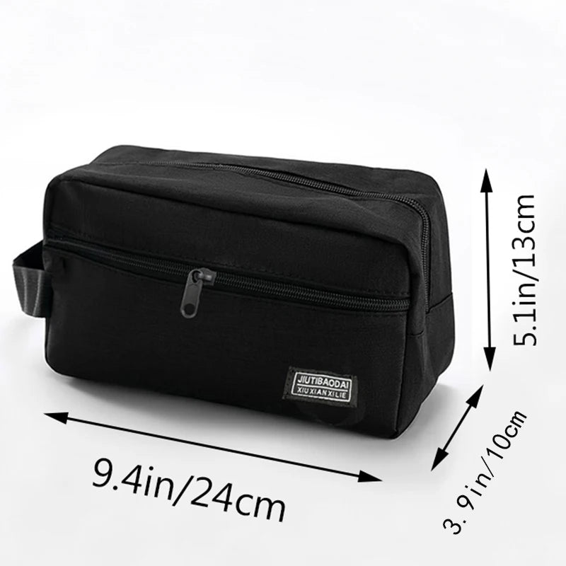 Large-Capacity Travel Toiletry Bag — Multi-Pocket Makeup & Storage Organizer Pouch
