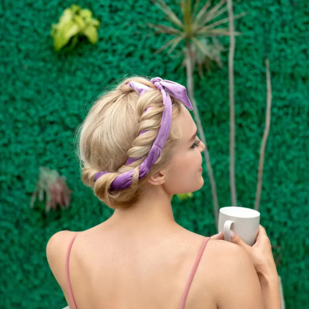 Soft Heatless Curling Rod Headband — No-Heat Sleeping Hair Curler for Women