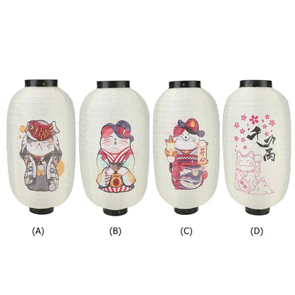 Japanese Hanging Paper Lantern — Waterproof Decorative Lantern for Outdoor Garden & Patio