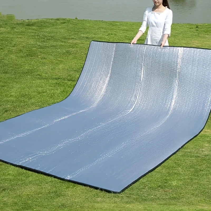 Waterproof Double-Sided Picnic Mat — Foil-Backed Moisture-Proof Blanket for Beach & Outdoors