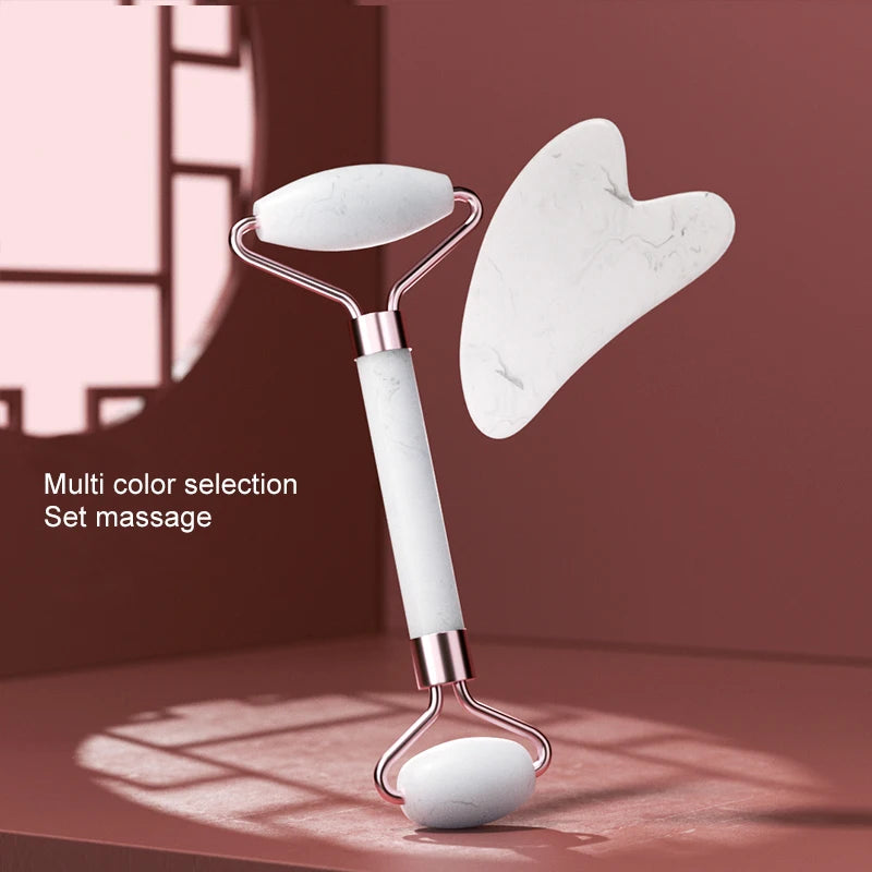 Natural Stone Facial Roller for Face Neck and Eye Massage